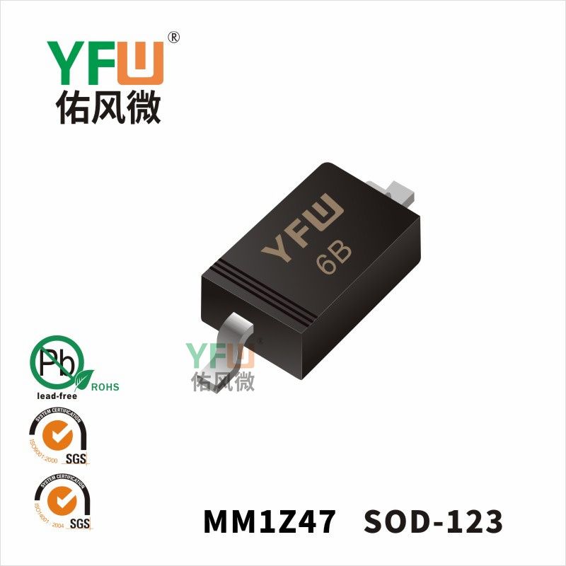 MM1Z47 SOD-123_Marking:6B_Zener Diodes_YFW brand